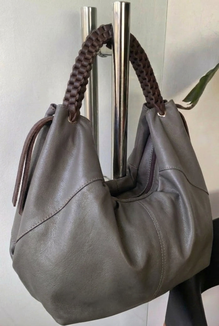 Bolsa MORGANA em couro legítimo
