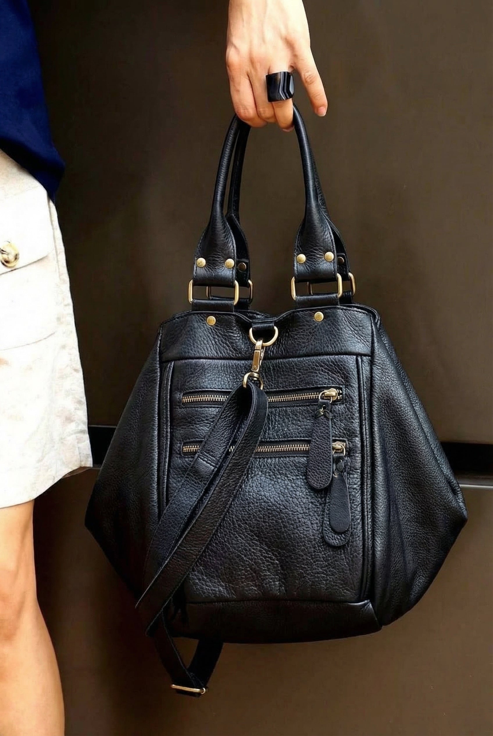 Bolsa NOVA YORK em couro legítimo
