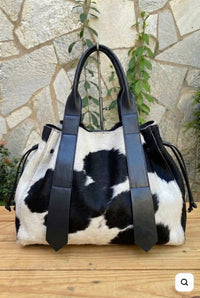 Bolsa SANTORINI em couro legítimo