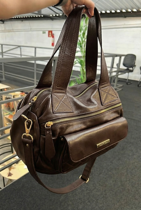 Bolsa BAHAMAS em couro legítimo