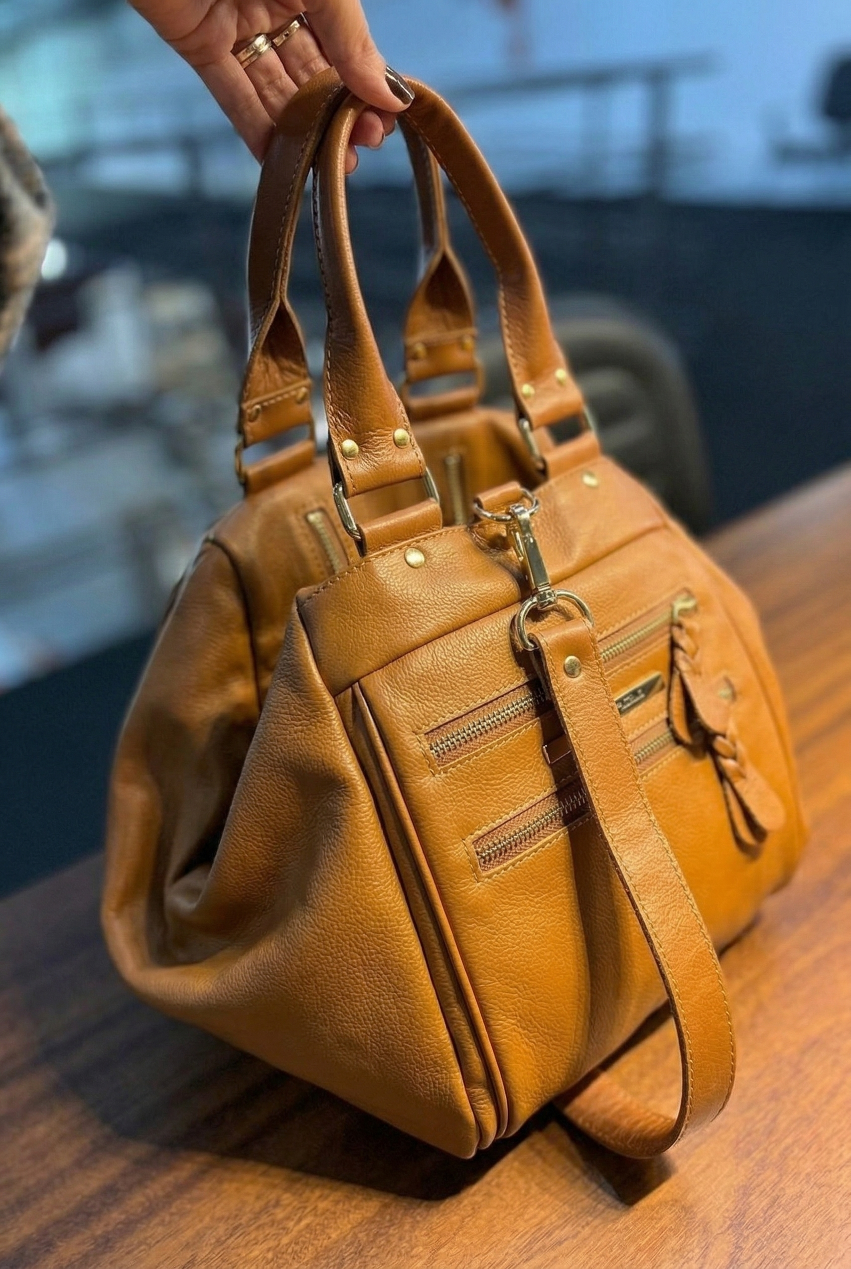 Bolsa NOVA YORK em couro legítimo