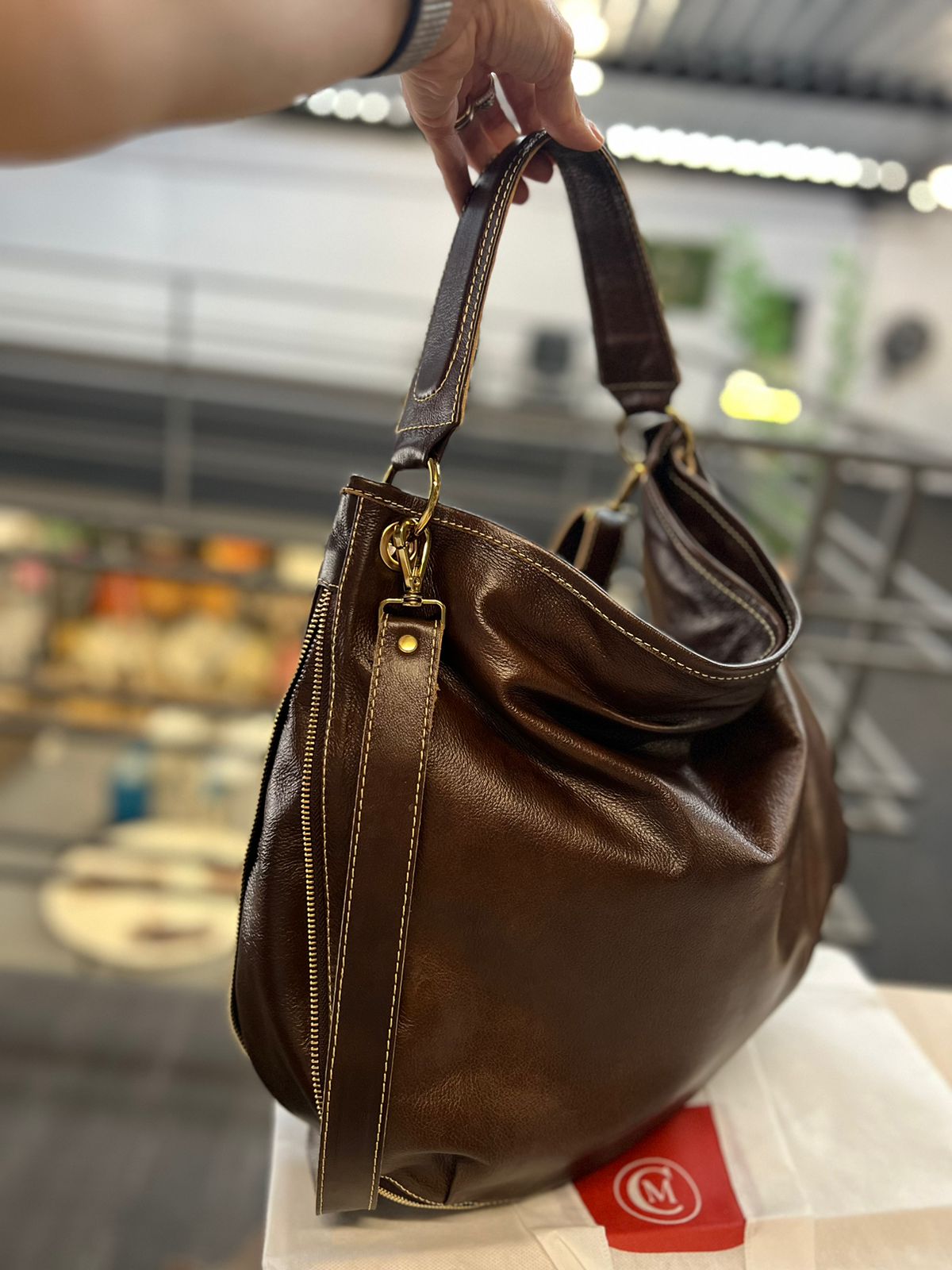 Bolsa TAILÂNDIA em couro legítimo