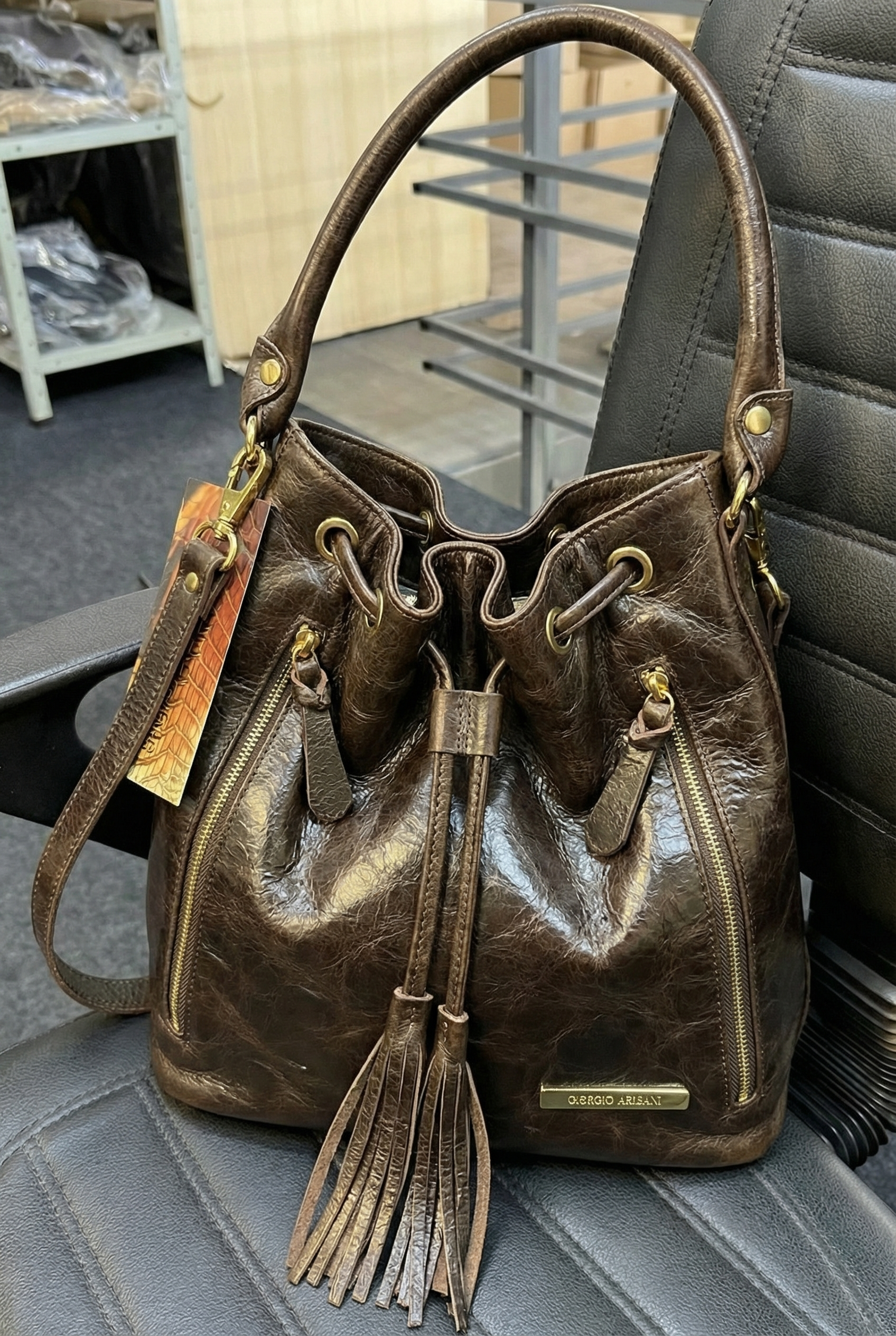 Bolsa RIO em couro legítimo