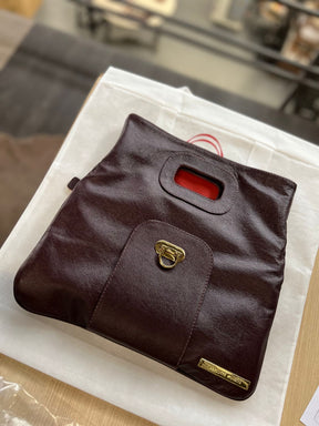 Bolsa Clutch OXFORD em couro legítimo