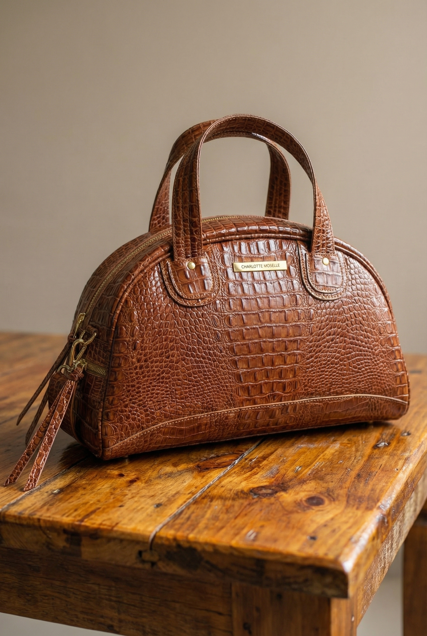 Bolsa ROTERDÃ em couro legítimo