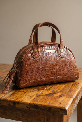 Bolsa ROTERDÃ em couro legítimo