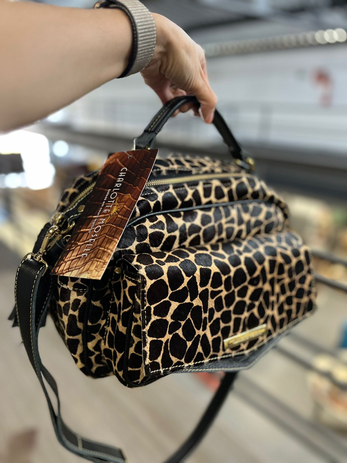 Bolsa MÔNACO em couro legítimo
