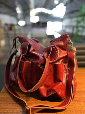 Bolsa VALÊNCIA  em couro legítimo