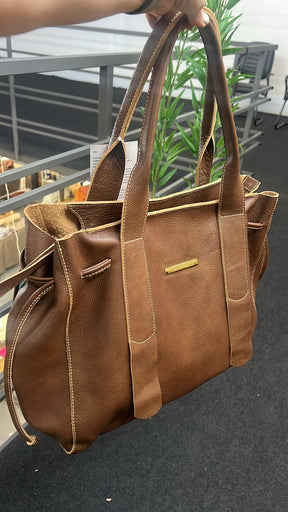 Bolsa SANTORINI em couro legítimo