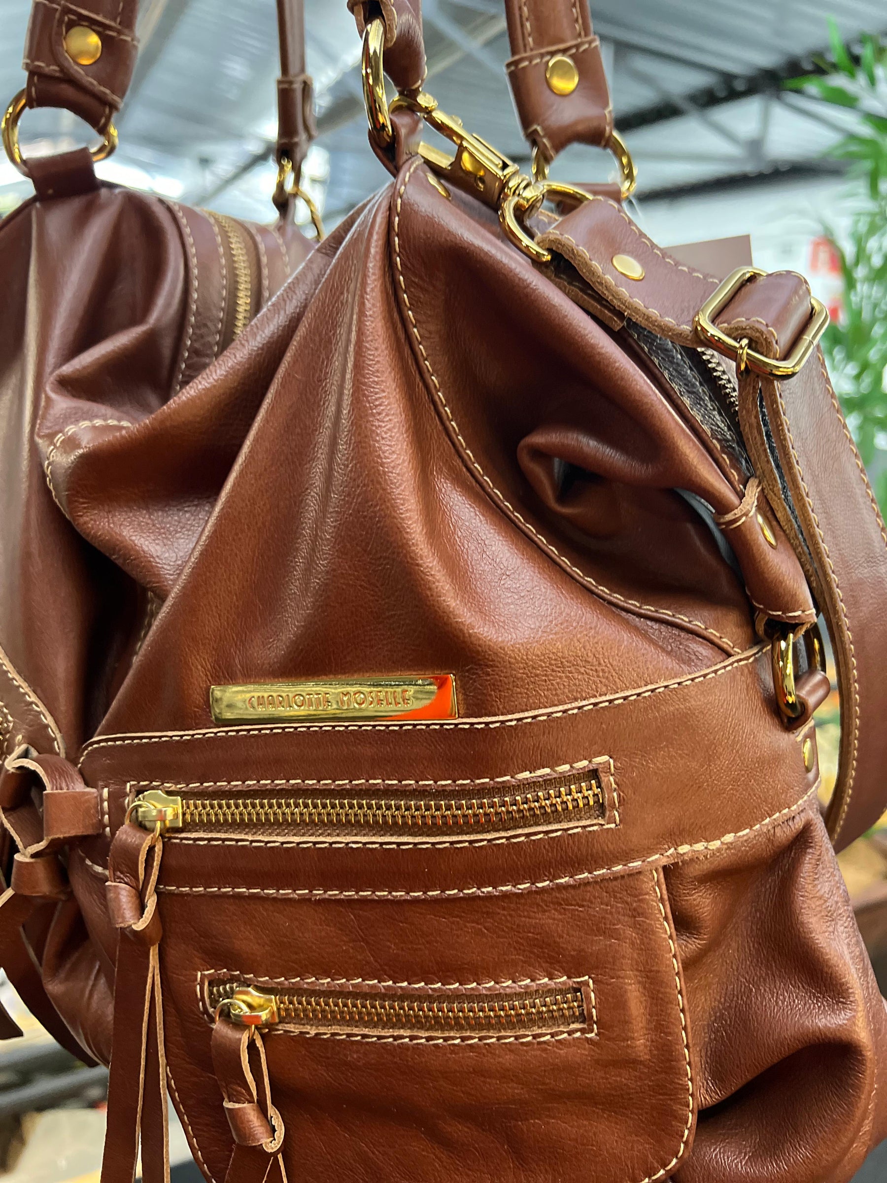 Bolsa ESPANHA em couro legítimo