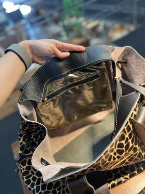 Bolsa SANTORINI em couro legítimo