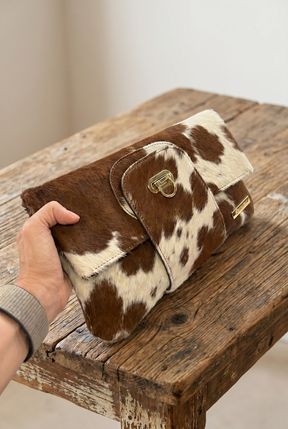 Bolsa Clutch OXFORD em couro legítimo