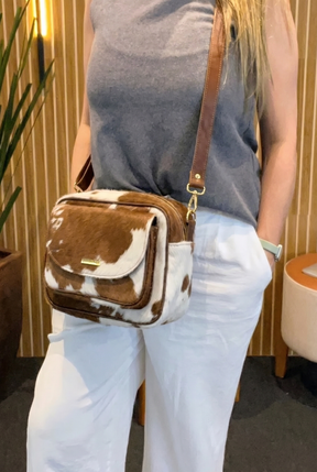 Bolsa GREGA em couro legítimo
