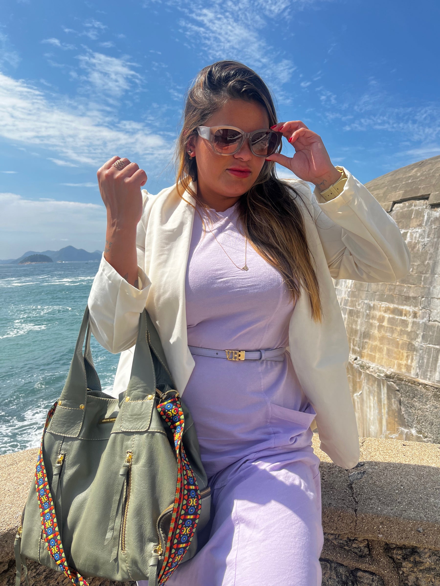 Bolsa MONTEVIDÉO em couro legítimo