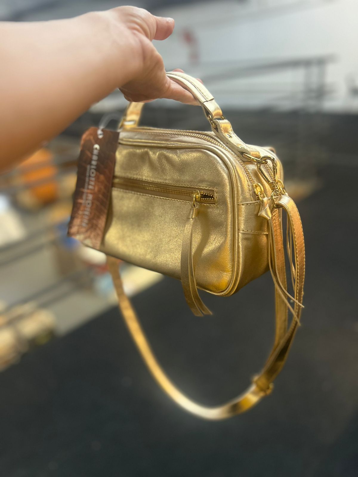 Bolsa MÔNACO em couro legítimo