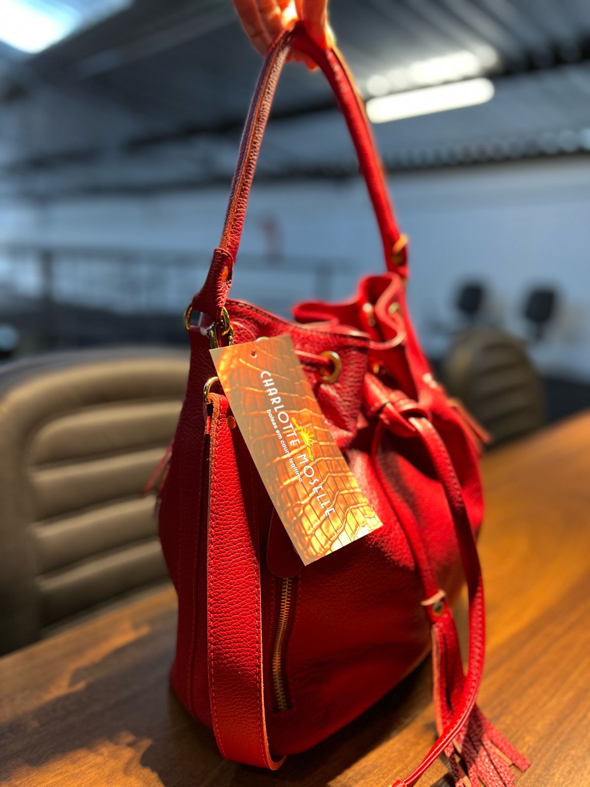 Bolsa RIO em couro legítimo