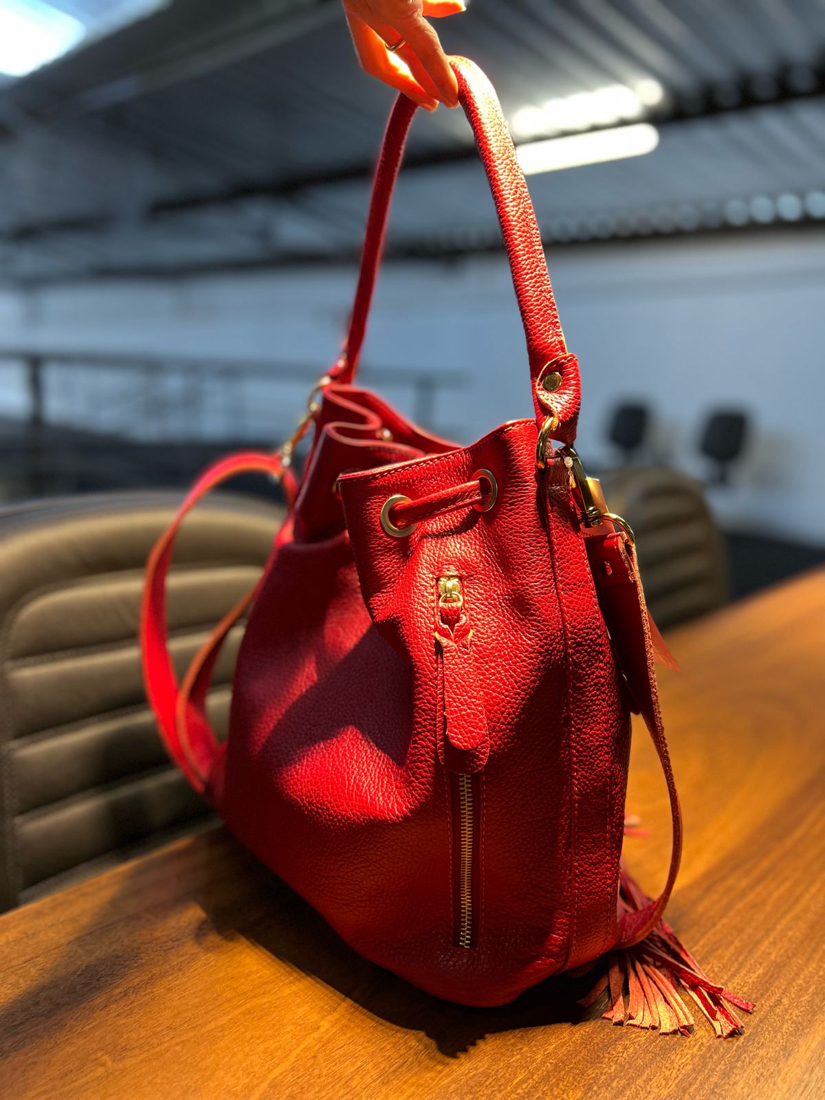 Bolsa RIO em couro legítimo