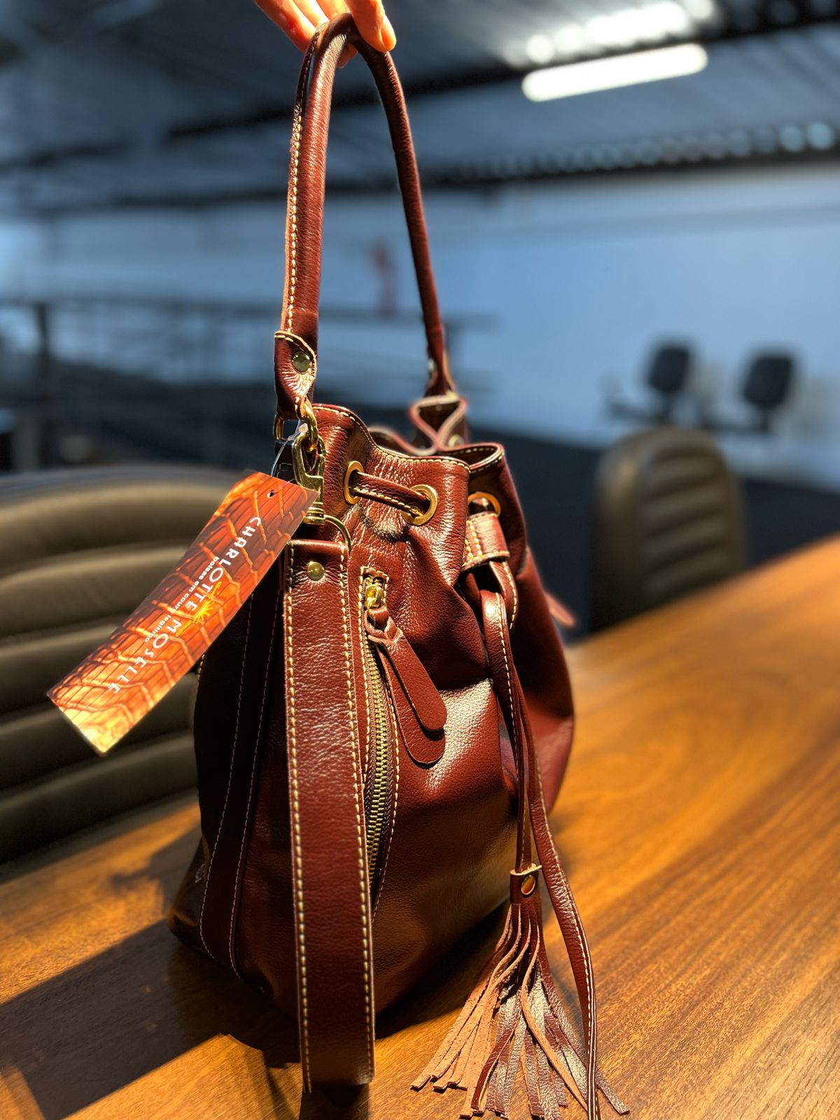 Bolsa RIO em couro legítimo