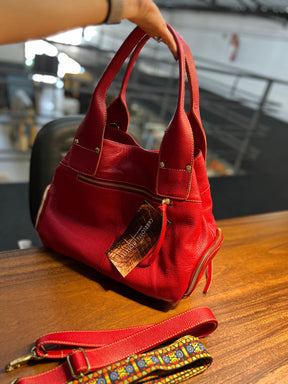 Bolsa MONTEVIDÉO em couro legítimo