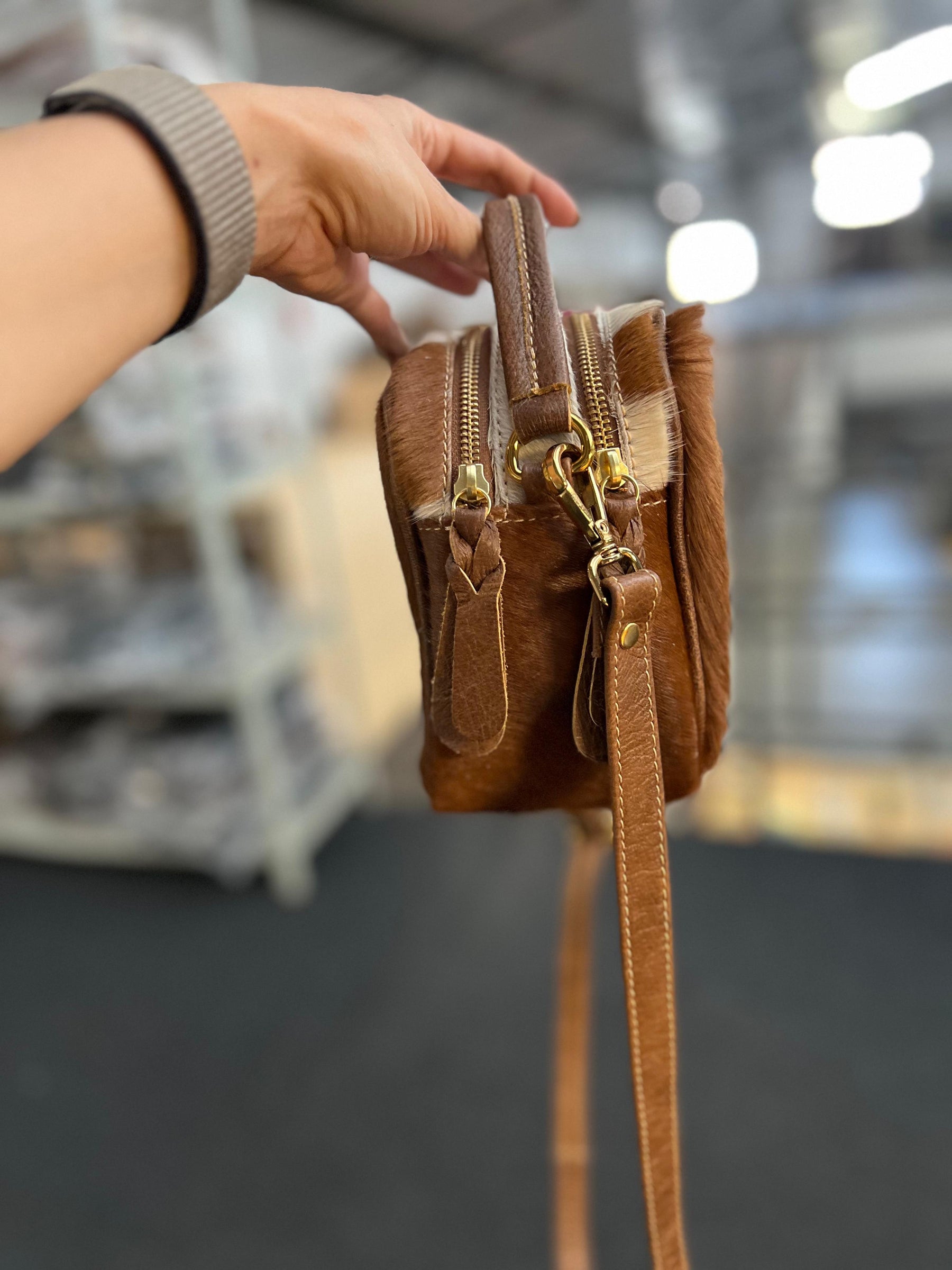 Bolsa CANCUN em couro legítimo