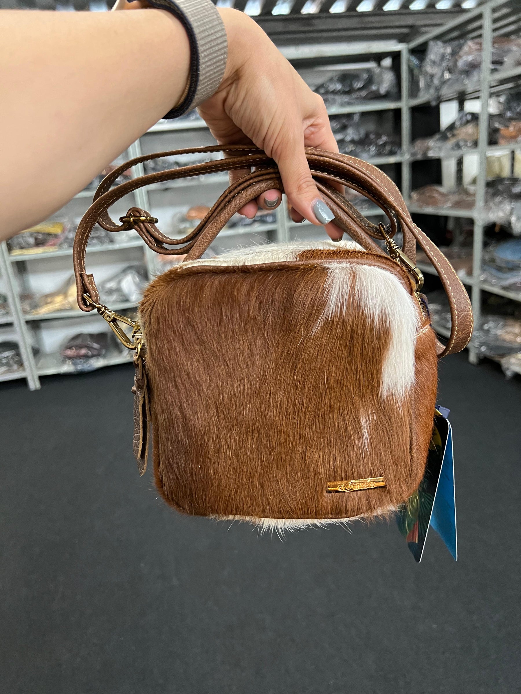 Bolsa CANCUN em couro legítimo