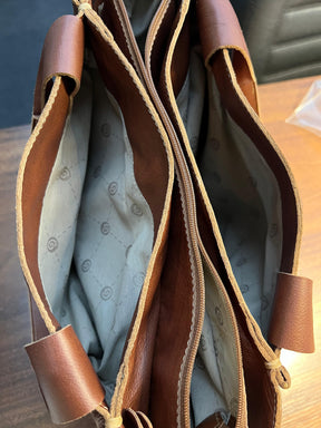 Bolsa FLORENZA em couro legítimo