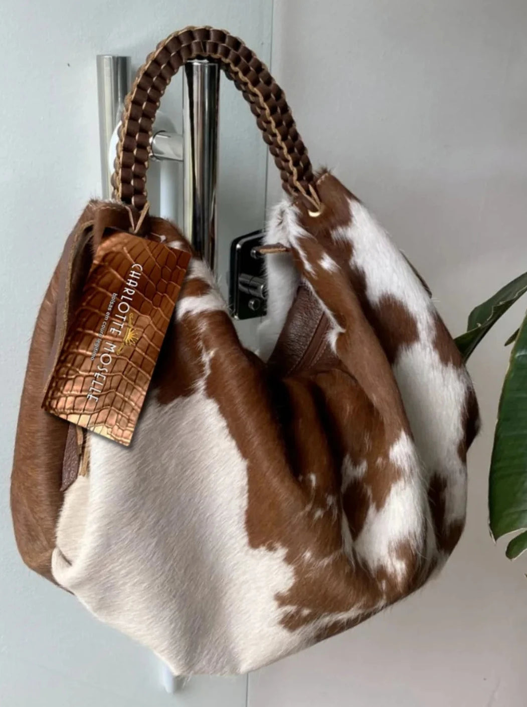 Bolsa MORGANA em couro legítimo