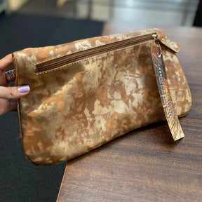 Bolsa Clutch OXFORD em couro legítimo