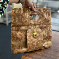 Bolsa Clutch OXFORD em couro legítimo