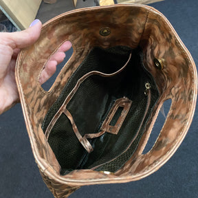Bolsa Clutch OXFORD em couro legítimo