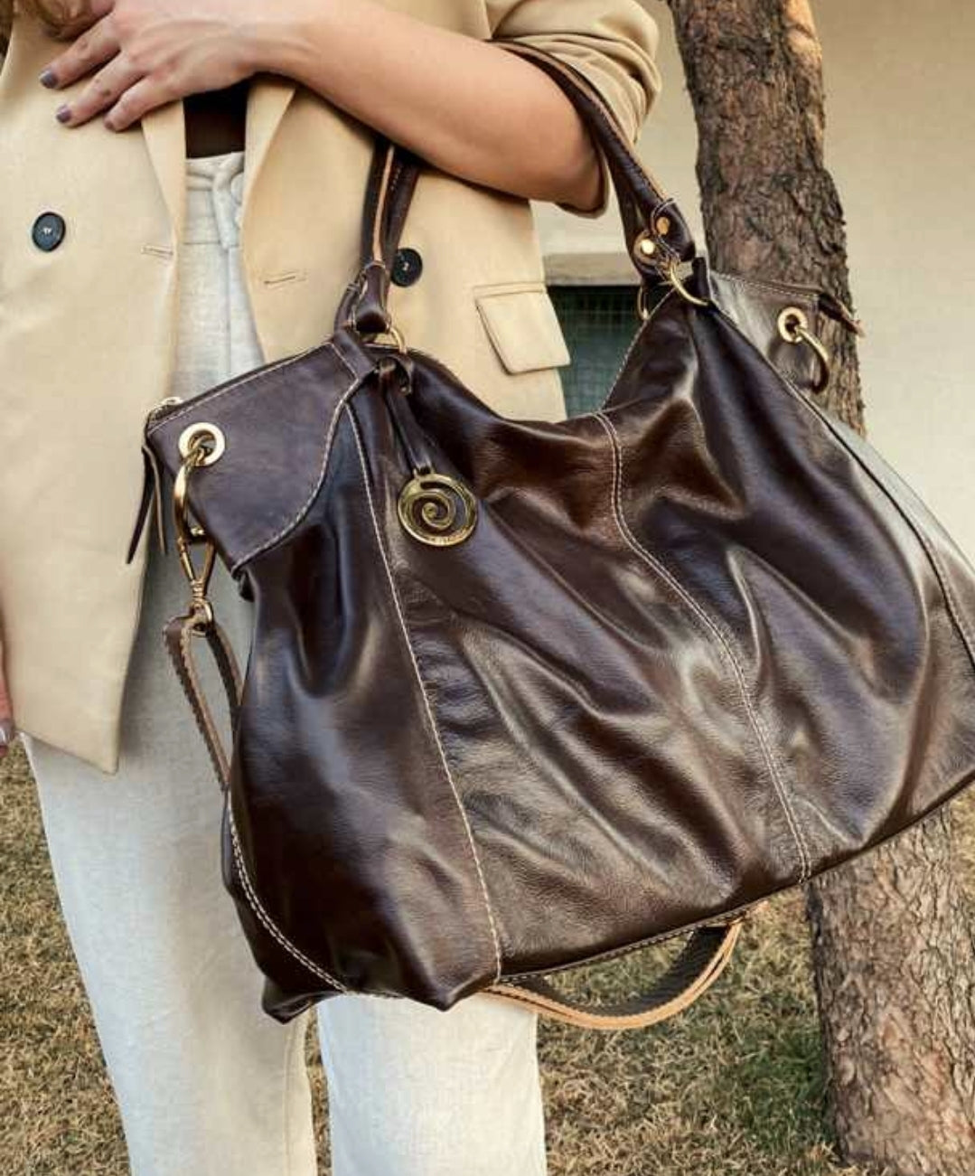 Bolsa VERSALHES em couro legítimo