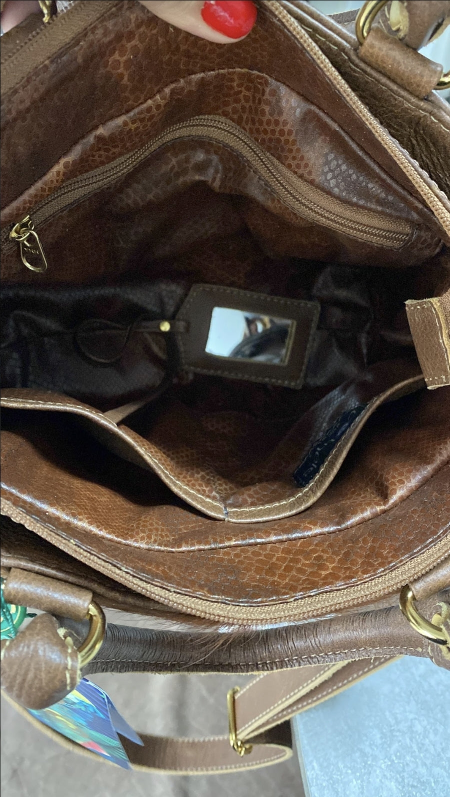 Bolsa MALDIVAS em couro legítimo