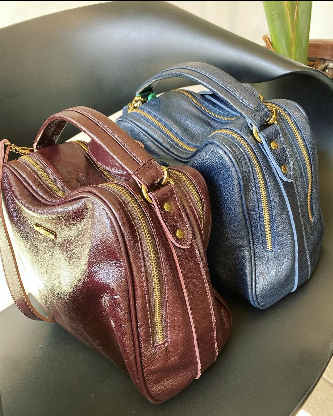 Bolsa NÁPOLI em couro legítimo