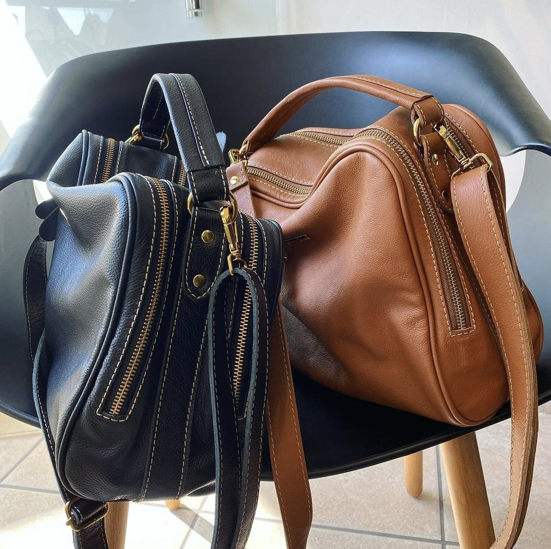 Bolsa NÁPOLI em couro legítimo