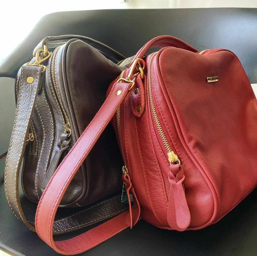 Bolsa NÁPOLI em couro legítimo