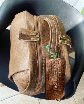 Mochila masculina HÉRCULES em couro legítimo