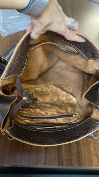 Bolsa SANTORINI em couro legítimo