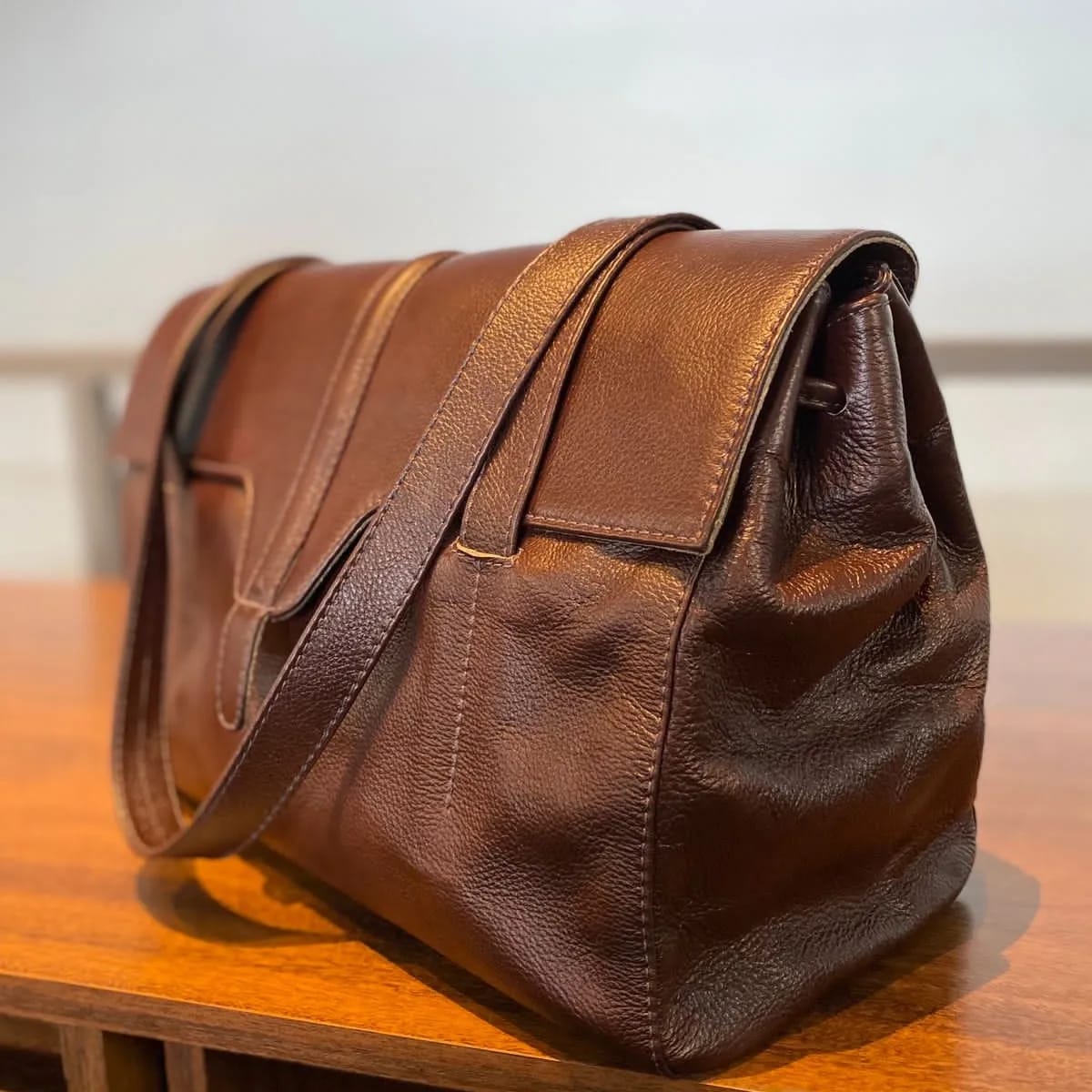 Bolsa CHILE em couro legítimo