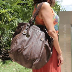 Bolsa COLISEU em couro legítimo