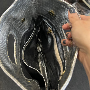 Bolsa Clutch OXFORD em couro legítimo