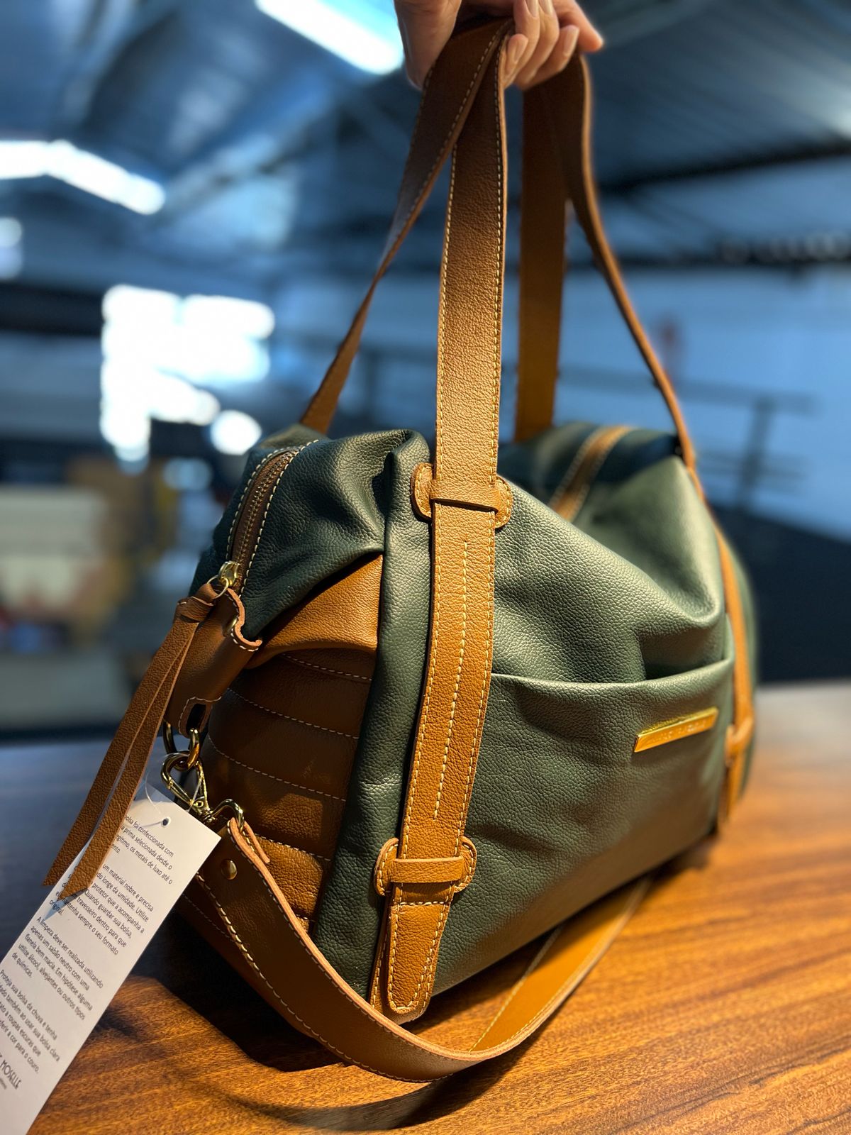 Bolsa JAPÃO em couro legítimo