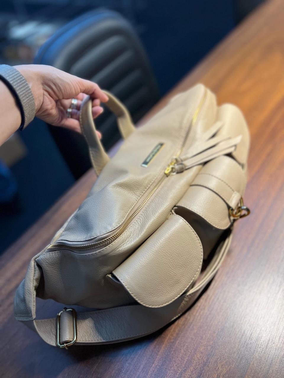 LANÇAMENTO! Bolsa MAX POCHETE ARPOADOR em couro legítimo