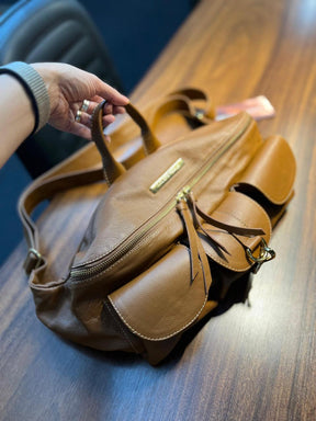 LANÇAMENTO! Bolsa MAX POCHETE ARPOADOR em couro legítimo