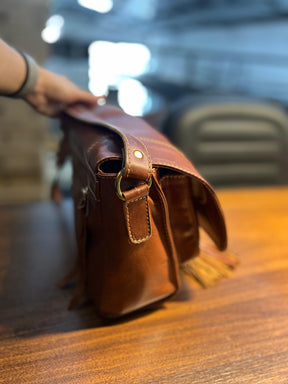 LANÇAMENTO! Bolsa MARROCOS em couro legítimo