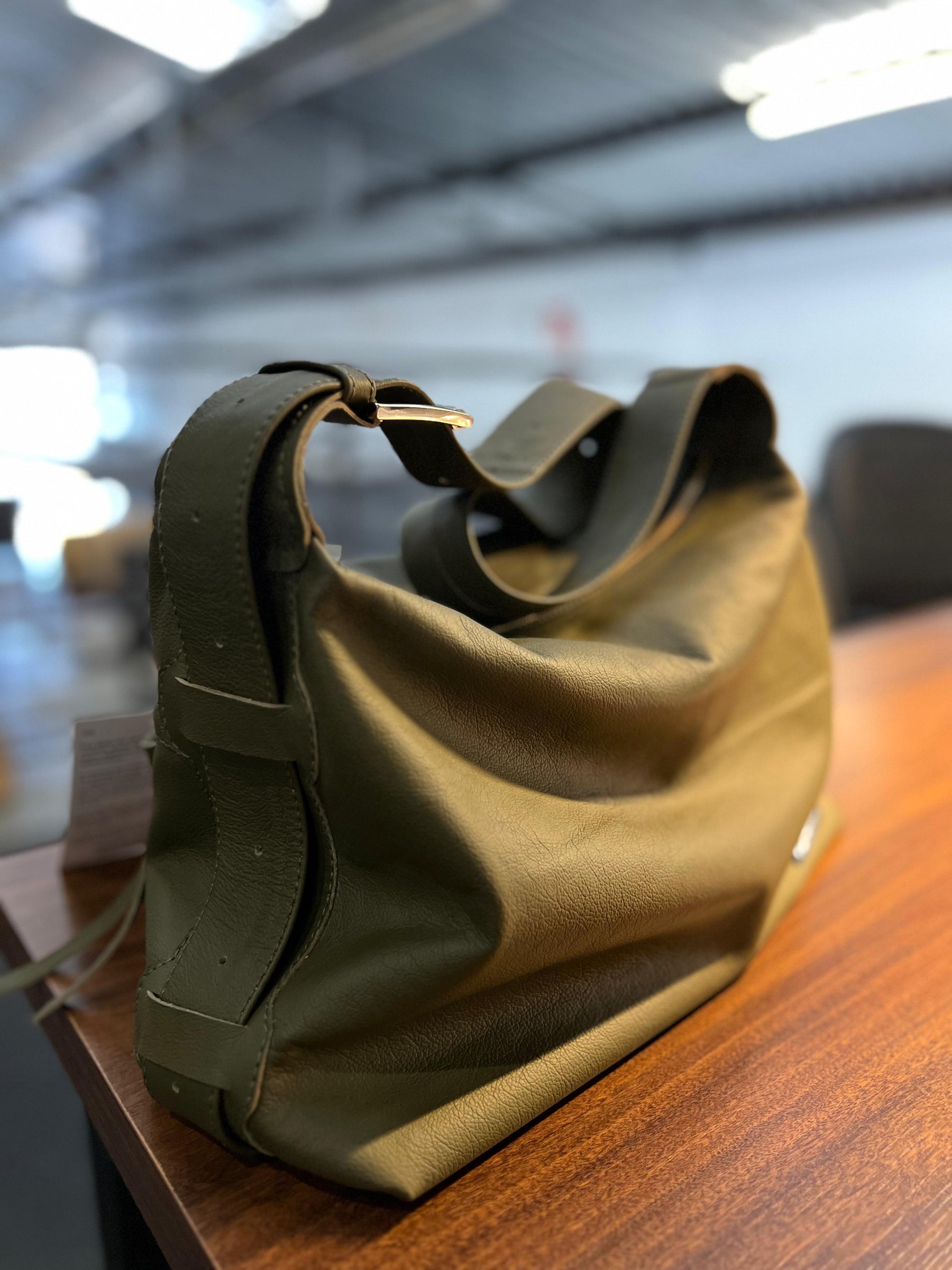 Bolsa LOS ANGELES em couro legítimo