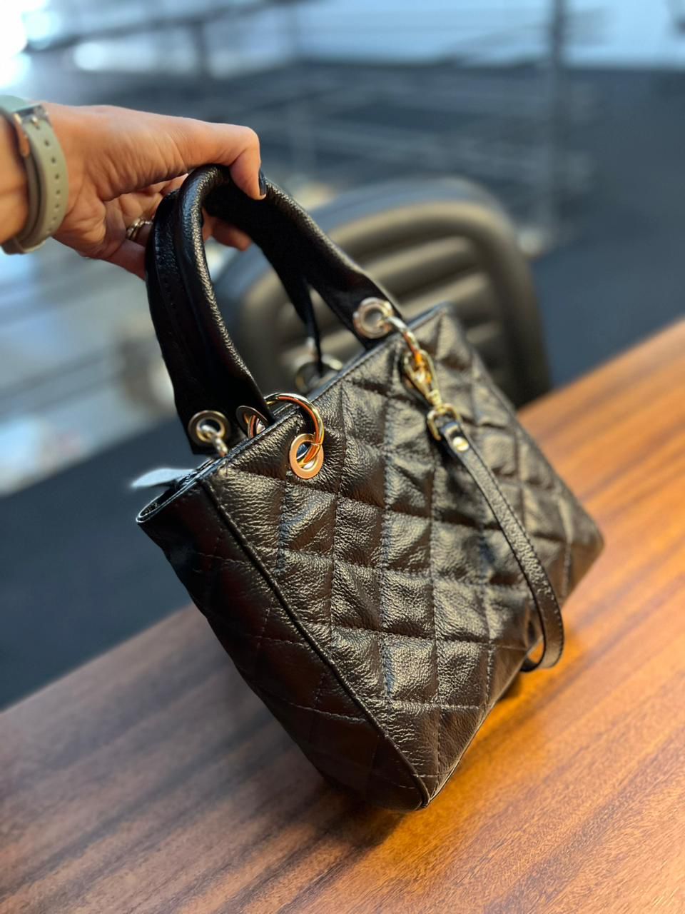 Bolsa MILÃO em couro legítimo