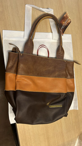 Bolsa FLORENZA em couro legítimo