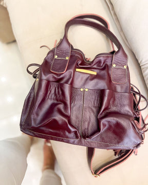 Bolsa IBIZA em couro legítimo