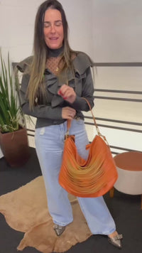 LANÇAMENTO! Bolsa OCEANO em couro legítimo