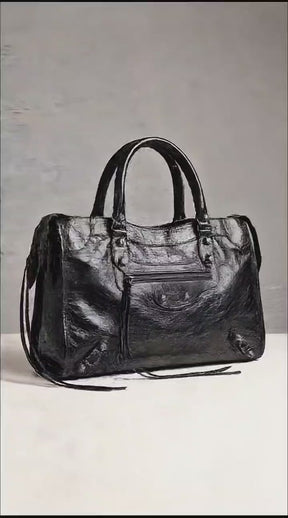 Bolsa SPALLA (inspiração Balenciagga) em couro legítimo